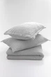 Покрывало с наволочками Merinos Modern Line 220×240 см. Светло-серый - изображение 2
