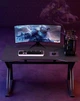 Геймерский компьютерный стол X-TABLE, игровой стол с вырезом, стол для ПК, ТМ King Home® - изображение 5