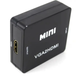 Конвертер VGA у HDMI з аудіо, відео 1080p, чорний, адаптер для підключення ПК до телевізора та монітора (IN-634807) - изображение 6