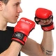 Перчатки Крабы спаринговые для MMA на липучке размер XL Полиуретан Zelart красный BO-4612 - изображение 7