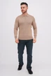 Джемпер поло трикотаж K.O.R 35166 Кемел (№238 camel) 3XL - изображение 2