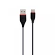 Сетевое зарядное устройство Borofone BA20A, кабель USB to Type-C, 1USB, 2.1A, Black - изображение 2