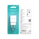 Сетевое зарядное устройство Borofone BA20A, 2,1A, White - изображение 4