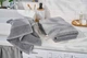 Набір рушників махрових 2 шт Ardesto SuperSoft 70х140 см та 50х90 см сірого кольору - зображення 5