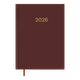 Щоденник датований 2026 BUROMAX А5 MONOCHROME 2160-13 бордовий (друкована обкл.) /BM.2160-13/ - изображение 1