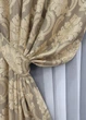 Комплект готових штор VR-Textil Льон Корона Марія № 1271ш Капучино з бежевим 100х270 см 2 шт (31-542) - зображення 5