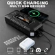 Пускозарядное устройство Бустер для авто JUMP STARTER CY35N мощный старт 3500A пиковый ток 2000A пусковой, Емкость: 11000 мАч (3.7 В) / 40700 мВт·ч - изображение 9
