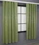 Комплект коротких штор VR-Textil Лен мрамор Pavliani № 1175ш Оливковый 130х170 см 2 шт (35-0007) - изображение 4