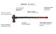 Колун кований 2500 г, ручка з фібергласу INTERTOOL HT-0273 - изображение 9