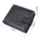Кошелек для мужчин удобного размера из натуральной кожи ST Leather 22461 Черный - изображение 4