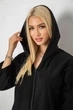 Халат AGER XXL Чорний 238R322 - зображення 6