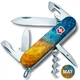 Швейцарський складаний ніж 91мм Victorinox SPARTAN UKRAINE 1.3603.7.T3160pw - зображення 2