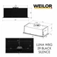 Полновстраиваемая вытяжка WEILOR LUNA WBG 59 BLACK SILENCE - изображение 14