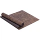 Коврик для фитнеса и йоги джутовый каучуковый Zelart My Fit 2441 2x-слойный 6мм Brown - изображение 1
