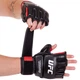 Перчатки для смешанных единоборств кожаные MMA UFC 0489 размер L Black-Red - изображение 1