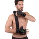Перчатки для смешанных единоборств MMA Zelart Heroe 3089 размер XL Black-Green - изображение 7