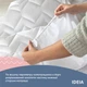 Наматрасник с бортом 180х200 белый NORDIC СOMFORT LUXE IDEIA 8-34678 - изображение 4