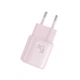 Зарядний пристрій Baseus PicoGo GaN Fast Charger 1xType-C 45W EU Baby Pink (P10176800413-00) - зображення 4