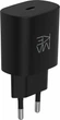 Мережевий зарядний пристрій Make 25W GaN PD Black (MCW-2511BK) - зображення 1
