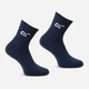 Набор женских носков высоких Regatta RWH017-4P6 One Size 3 пары Темный синий/Серый/Фиолетовый (5063516029410) - изображение 4