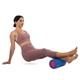 Масажний ролик ролер гладкий Zelart Foam Roller 9327-30 довжина 30см Blue-Pink - зображення 7