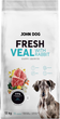 Sucha karma dla szczeniąt John Dog Fresh Junior Cielęcina z królikiem M/L 12 kg (5903769014583) - obraz 1
