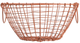 Koszyk Homla Denali mały Ceglany 29 x 13.5 cm (5906496730863) - obraz 1