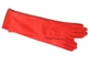 Рукавички жіночі з натуральноъ шкірі замшеві Alpa Gloves 044-16 червоні розмір 7,5 довгі до ліктя - зображення 2