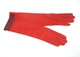 Рукавички жіночі з натуральноъ шкірі замшеві Alpa Gloves 044-16 червоні розмір 7,5 довгі до ліктя - зображення 4