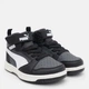 Детские демисезонные ботинки для мальчика Puma Rebound V6 Mid AC+ PS 39383229 33 (1) Black/White/Dusky Gray (4069156712652) - изображение 3