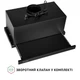 Кухонная вытяжка Perfelli ISEO 6PMF NERO, черная мощная телескопическая вытяжка для кухни, 59,8 см, 1200 куб.м. - изображение 7