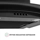 Черная кухонная вытяжка Perfelli GRASSI 6HMB NERO, Т-образная настенная декоративная со стеклом, 59,5 см - изображение 7