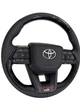 Руль для Toyota Land Cruiser 200, Prado 150. GR. Без подогрева. Рояльный лак. В стиле LC300. Логотип – хром - изображение 3