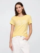 Футболка бавовняна жіноча GAP 173085754 2XL Жовта (1159845540) - зображення 1