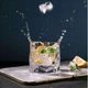 Стакан для виски XS Old Fashion Wave 150 мл, золотой ободок - изображение 3