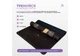 Килимок для йоги EasyFit BlackMoon (замша-каучук) чорний - изображение 5