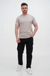 Футболка однотонная Trend Collection 616 бежевый (GREY COFFEE, кол.130) M - изображение 3