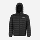 Подростковая демисезонная стеганая куртка для мальчика Regatta Jnr Hooded Marizion RKN148-800 146-152 см Черная (5063019786315) - изображение 7