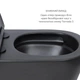 Комплект Qtap Scorpio Matt Black 2 в 1: Унитаз подвесной Ultra Quiet QT14332380AMB + биде подвесное - изображение 4