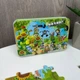 Дитячі пазли розвивальні Plants vs Zombies у металевій коробочці, пазли для дітей рослині проти Зомбі (342818) - зображення 3