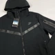 Кофта мужская Tech Fleece, Zip-Hoodie спортивная, m, черная - изображение 3