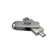 Флеш-накопитель XON FlashDrive DuoConnect 128GB (USB 3.0 + USB Type-C) Серый (FX3DR128MS 7621) - изображение 7