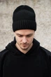 Чоловіча Зимова Трикотажна Шапка На Флісі Without Butch Black - изображение 2