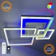 Светильник потолочный светодиодный LUMINARIA GENNY SQUARE RGB 105W 4S 645x618 WHITE 220V IP20 с пультом ДУ - изображение 2