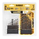 Набір свердел по металу DeWALT Black&Gold HSS-G, 23 шт: 2х1, 2х1.5, 2х2, 2х2.5, 2х3, 2х3.5, 2х4, 4.5, 2х5, 6, 7, 8, 9, 10, 12 мм, - изображение 3