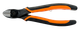 Кусачки-бокорезы BAHCO 125 мм; Piano = 1,6 mm, Fe = 1,8 mm, CuZn = 1,8 mm, Cu = 2,0 mm; пружина возврата; ERGO - изображение 2