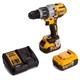 Дриль-шурупокрут DeWALT, безщітковий, ударний, 18 В XR Li-Ion, 5 Аг, 95 Нм, 0-500/1500/2250 об/хв, 0-8600/25500/38250 уд/хв., - изображение 2