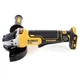 Шліфмашина кутова акумуляторна безщіткова DeWALT, 18 B XR Li-lon, d=125 мм, 9000 об/хв, вага 1.74 кг, валіза, без акумулятора та - зображення 3