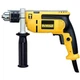Дриль мережевий DeWALT, ударний, 701 Вт, 5.2 Нм, 0-2800 об/хв, 47600 уд/хв, патрон 13 мм, кількість швидкостей - 1, вага 1.6 кг, - изображение 1
