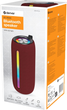 Портативна колонка Denver BTL-360 2x5W RGB Red (BTL-360BD) - зображення 4